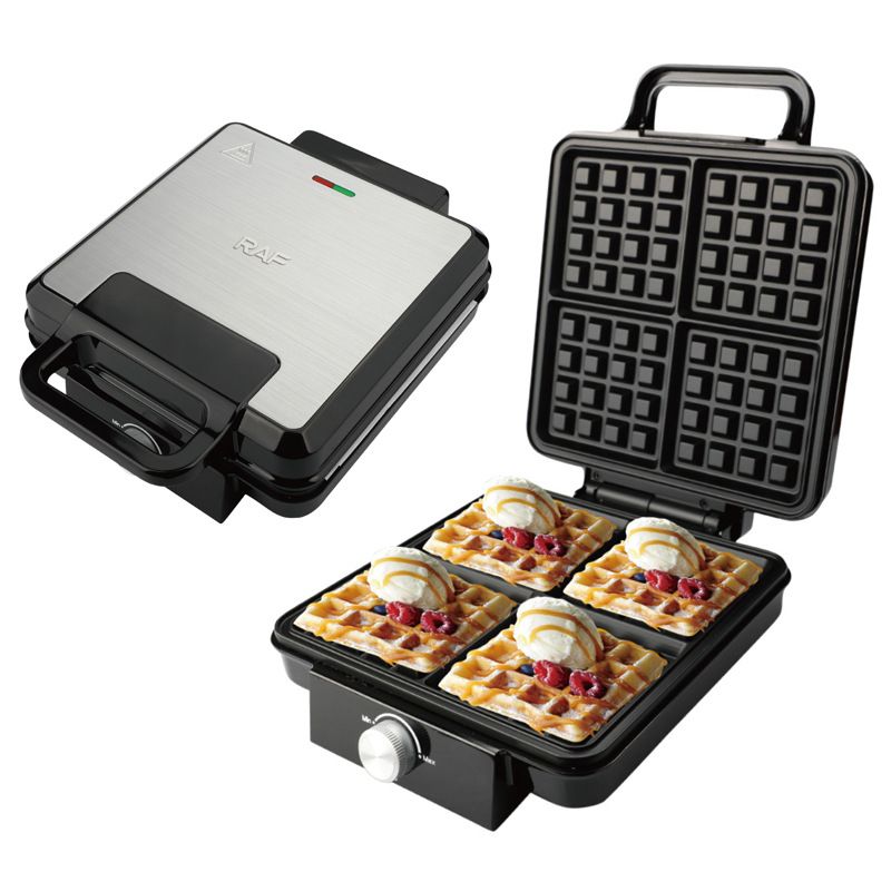 RAF Waffle Maker, four-grid large capacity, crispy outside and soft inside, easy new baking experience. - Image 1