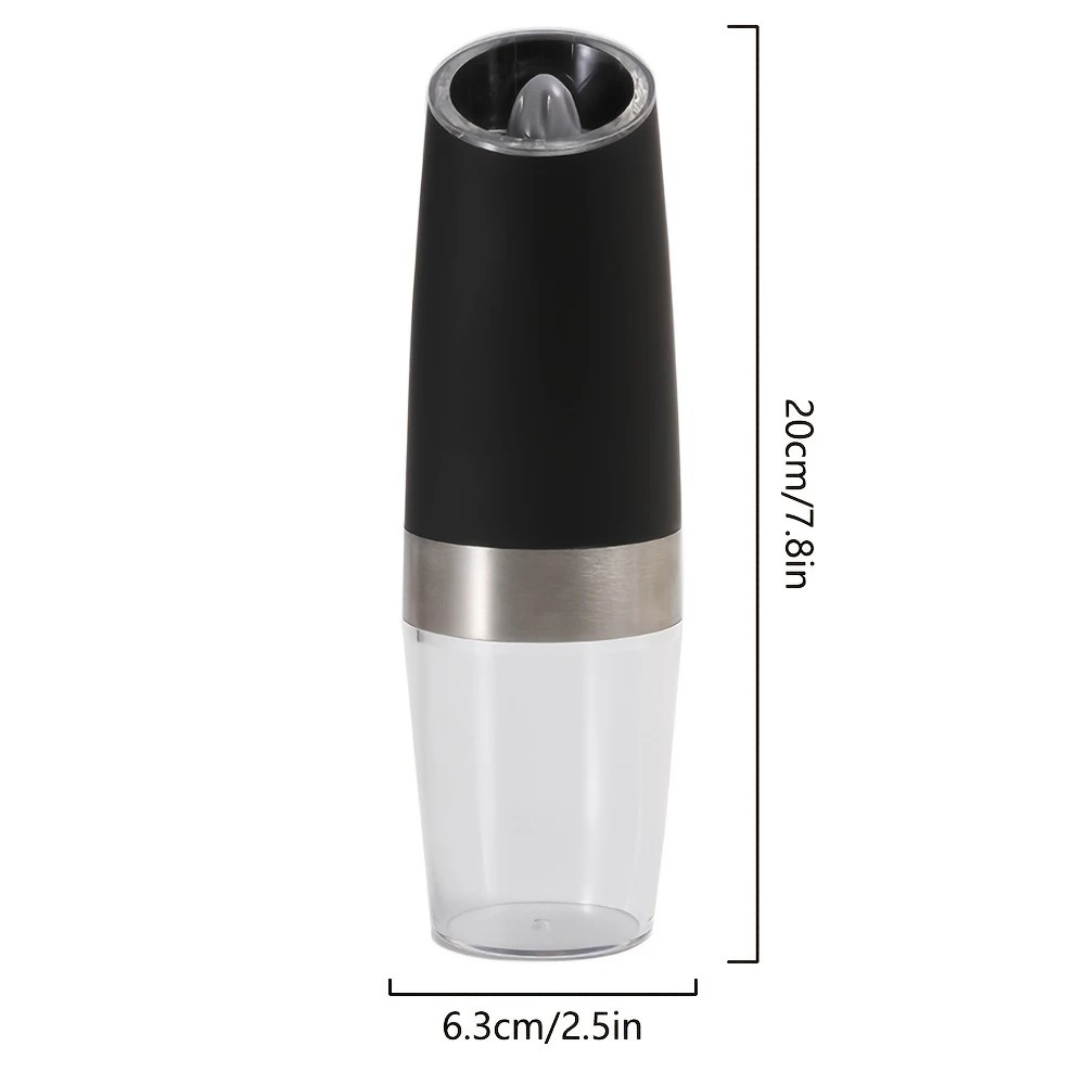 Black Gravity - sensing, grind with tilting —— Intelligent Pepper Grinder, adjust grind fineness freely for seasoning - Image 7