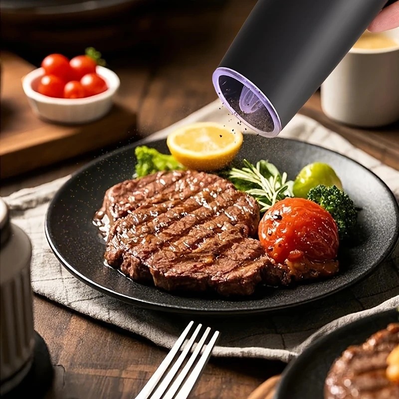 silver Gravity - sensing, grind with tilting —— Intelligent Pepper Grinder, adjust grind fineness freely for seasoning - Image 2
