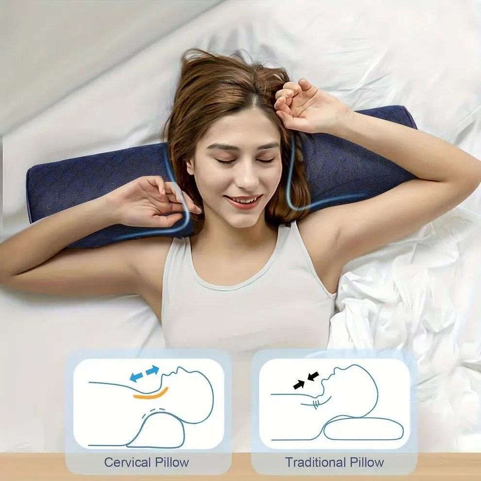 Ergonomic Multi-Purpose Neck Pillow, Memory Foam Support, Breathable and Washable, Versatile Use, Ideal Companion for Office Rest and Home Sleep. - Image 2
