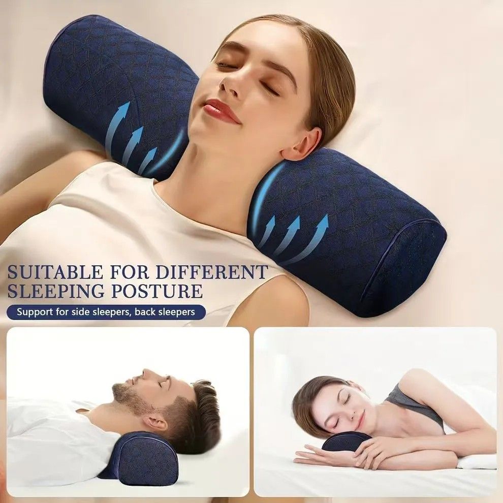 Ergonomic Multi-Purpose Neck Pillow, Memory Foam Support, Breathable and Washable, Versatile Use, Ideal Companion for Office Rest and Home Sleep. - Image 4