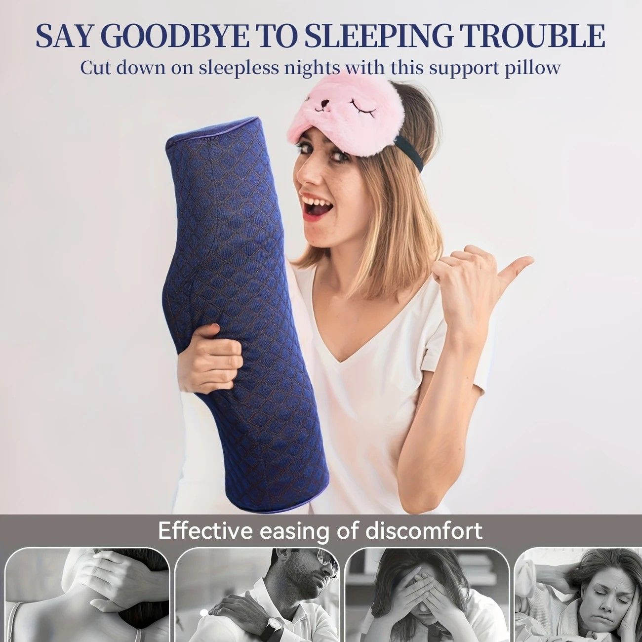 Ergonomic Multi-Purpose Neck Pillow, Memory Foam Support, Breathable and Washable, Versatile Use, Ideal Companion for Office Rest and Home Sleep. - Image 6