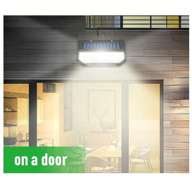 218LED Solar Sensor Wall Light, Smart Light Control, 270° Wide-Angle Illumination, Three Sensing Modes, Energy Saving and Eco-Friendly, No Wiring Installation, Top Choice for Outdoor Security - Image 4