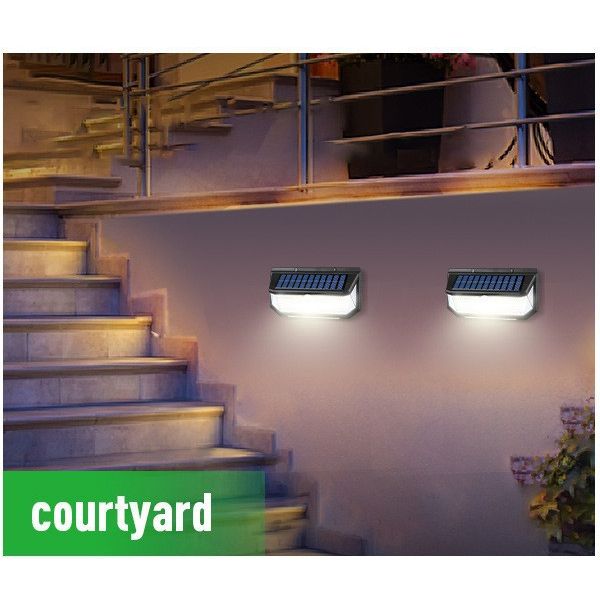 218LED Solar Sensor Wall Light, Smart Light Control, 270° Wide-Angle Illumination, Three Sensing Modes, Energy Saving and Eco-Friendly, No Wiring Installation, Top Choice for Outdoor Security - Image 5
