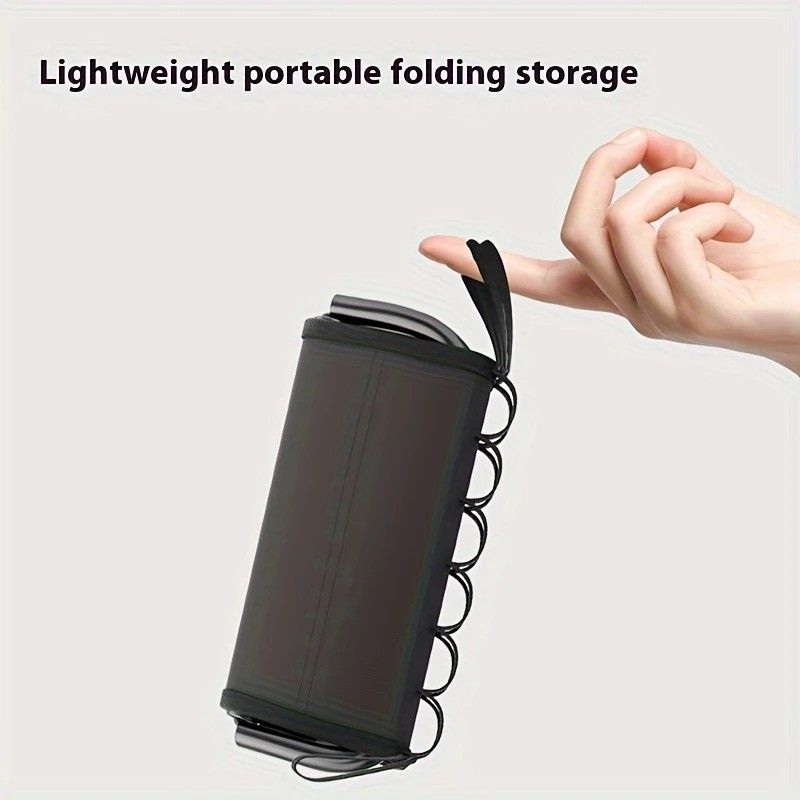 Folding Camping Stool with Hook 660g Lightweight Oxford Cloth Collapsible Seat for Fishing Picnic Hiking & Waiting(khaki) - Image 6