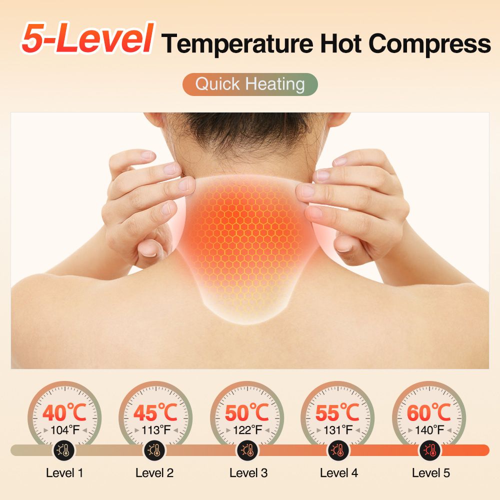 Heated Neck Wrap with Massage – Infrared Heat Therapy, Vibration Massage, Rechargeable & Adjustable | NEW ARRIVAL - Image 1