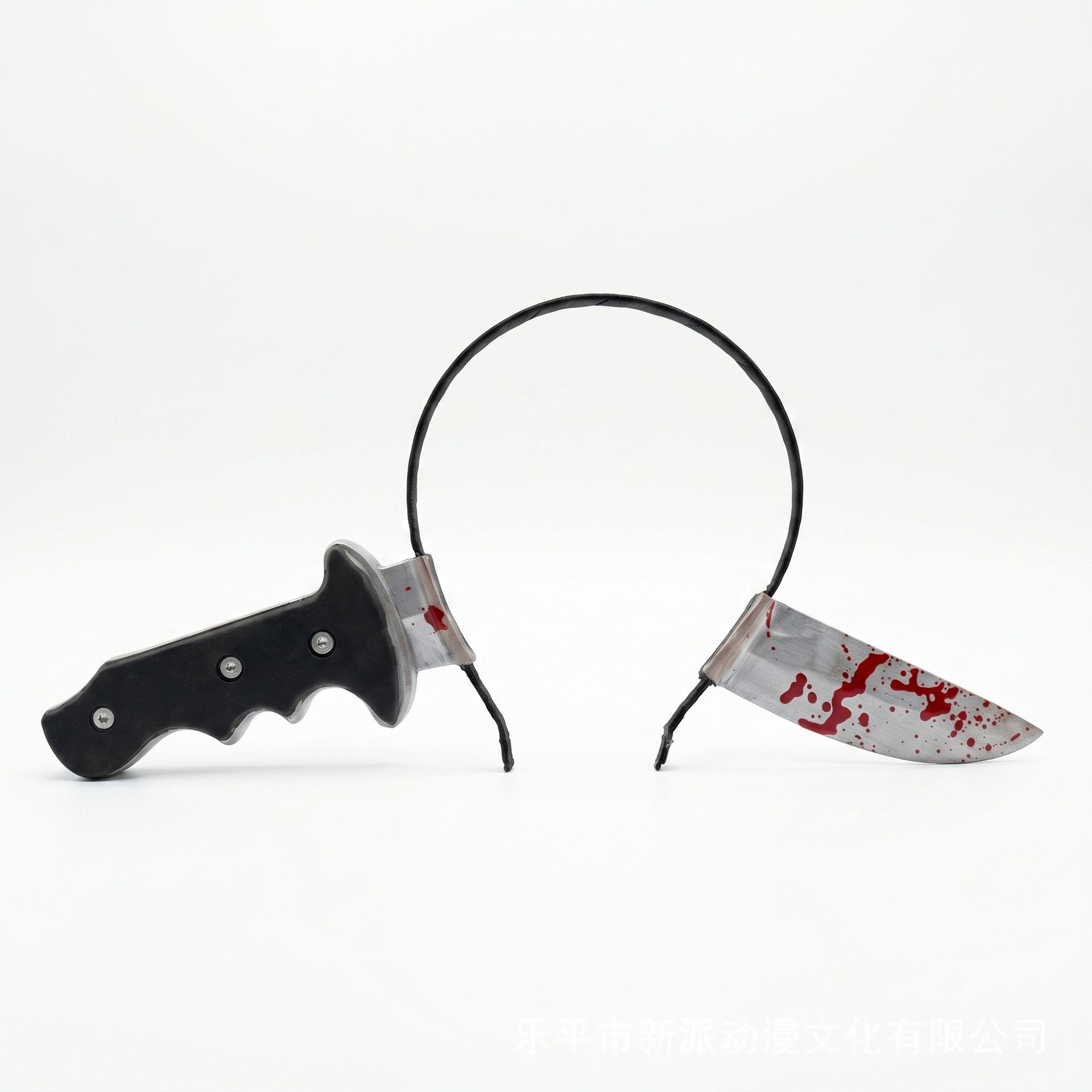 Captain Jack Inspired Plug Dagger Headband: Safe and Lightweight PET Material, Classic Dual-Blade Design, Upgraded Sturdy Build, a Must-Have Pirate Accessory for Cosplay and Parties!/black - Image 1