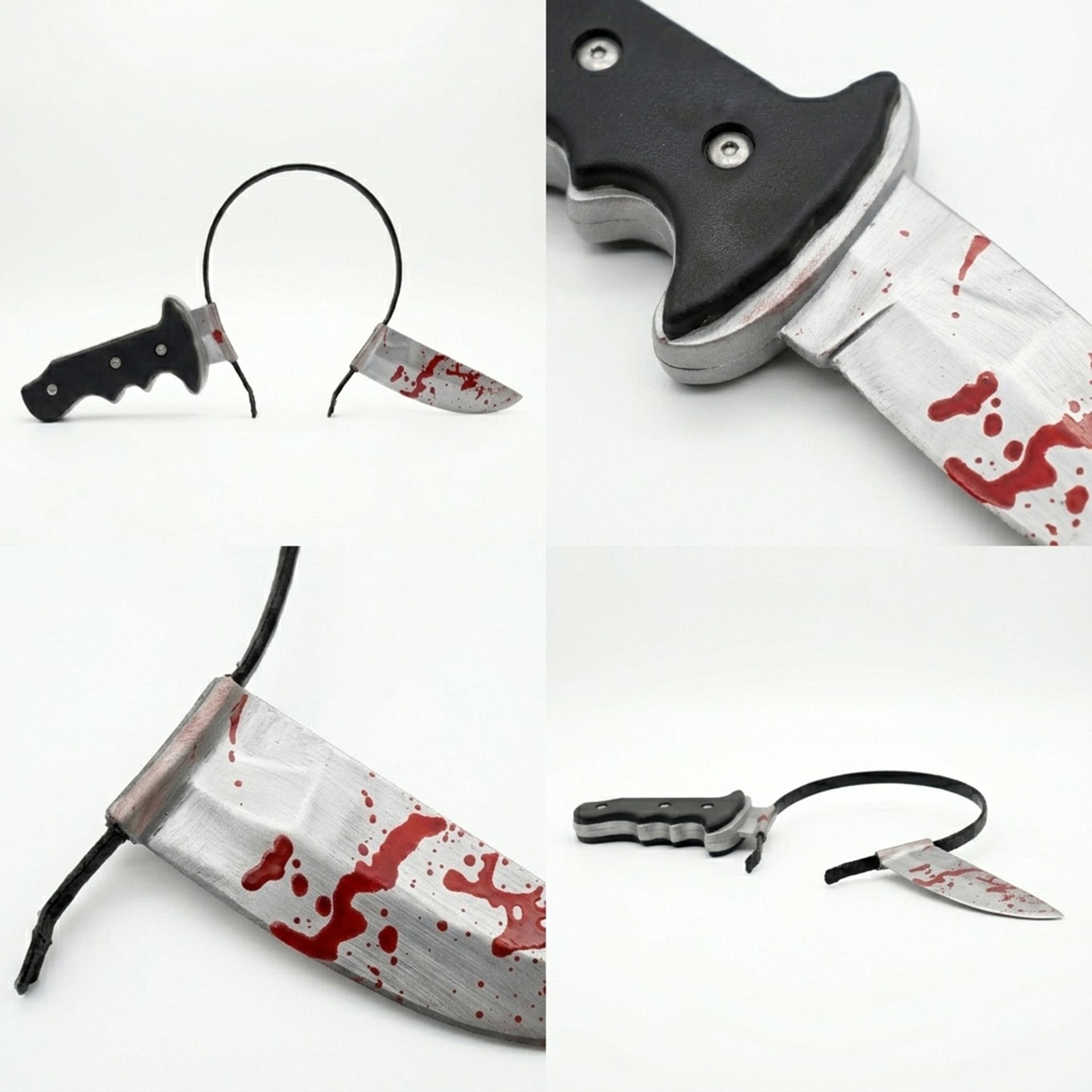 Captain Jack Inspired Plug Dagger Headband: Safe and Lightweight PET Material, Classic Dual-Blade Design, Upgraded Sturdy Build, a Must-Have Pirate Accessory for Cosplay and Parties!/black - Image 8