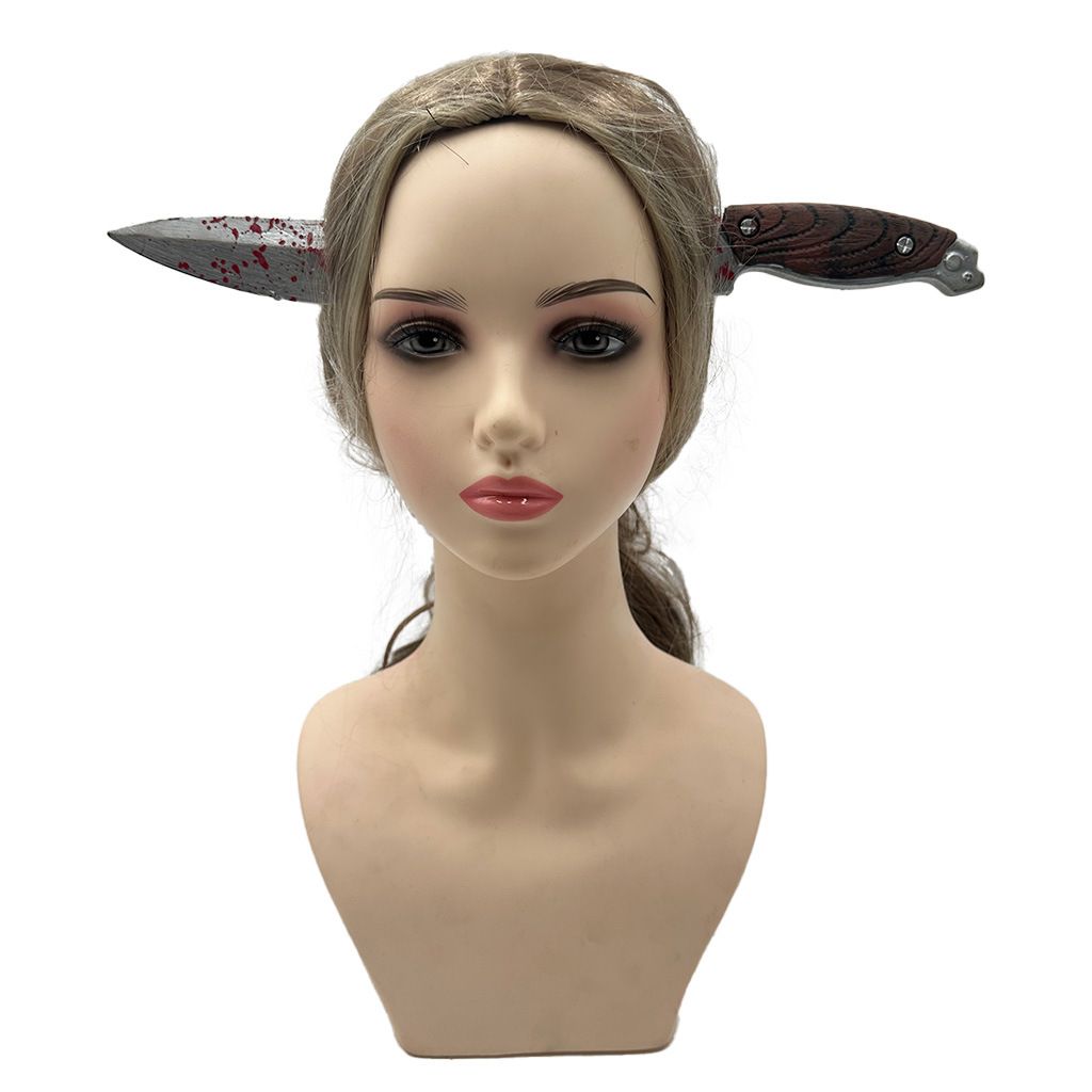 Captain Jack Inspired Plug Dagger Headband: Safe and Lightweight PET Material, Classic Dual-Blade Design, Upgraded Sturdy Build, a Must-Have Pirate Accessory for Cosplay and Parties!/brown - Image 4