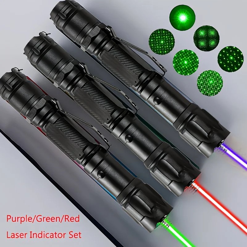 1 piece Red High-Power Red Laser Pointer, Laser Pointer for Indoor Meetings, Tactical Laser Flashlight for Outdoor Camping and Hiking - Image 3