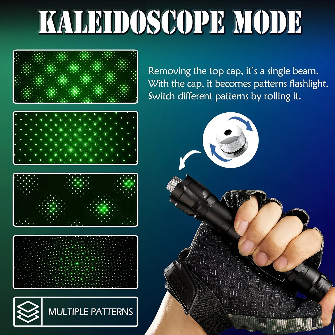 1 piece Red High-Power Red Laser Pointer, Laser Pointer for Indoor Meetings, Tactical Laser Flashlight for Outdoor Camping and Hiking - Image 7