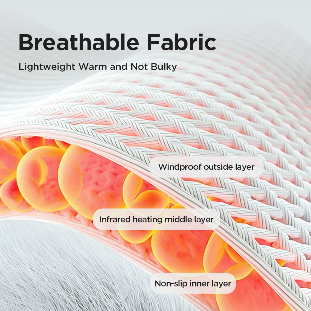 Heated Ankle Wrap with Massage – Infrared Heat Therapy, Vibration Massage, Rechargeable & Adjustable Strap | [NEW ARRIVAL] - Image 4