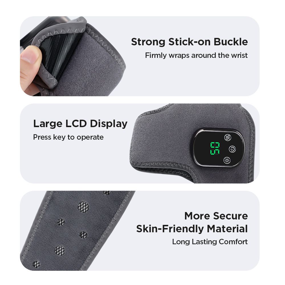 Heated Ankle Wrap with Massage – Infrared Heat Therapy, Vibration Massage, Rechargeable & Adjustable Strap | [NEW ARRIVAL] - Image 7
