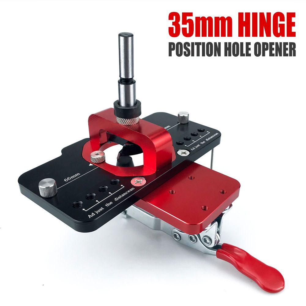 35mm Hinge Drilling Positioning Tool: Adjustable Offset and Controllable Depth, Precision Drilling Done in One Step - Image 2