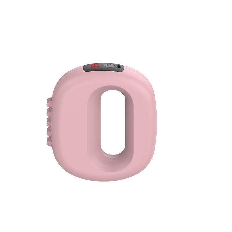 1PC Multifunctional 5-Speed Massage Ring: Mini Fascia Gun, Universal for Whole Body Waist and Back, Essential for Fat Burning and Fitness Relaxation./pink - Image 1