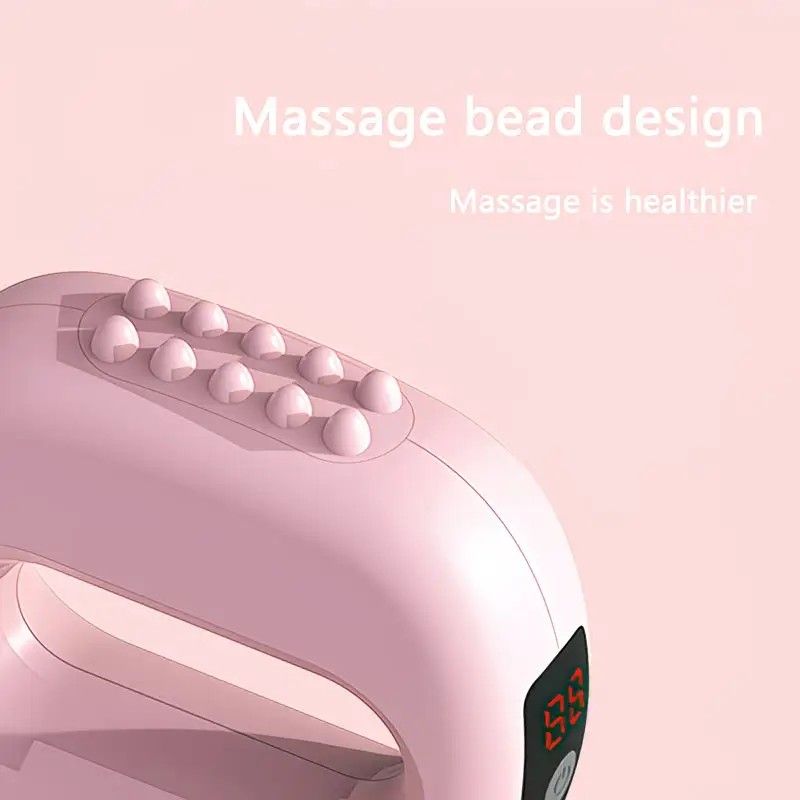 1PC Multifunctional 5-Speed Massage Ring: Mini Fascia Gun, Universal for Whole Body Waist and Back, Essential for Fat Burning and Fitness Relaxation./pink - Image 4