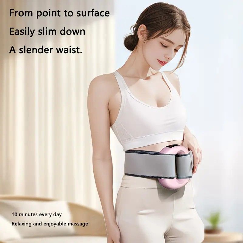 1PC Multifunctional 5-Speed Massage Ring: Mini Fascia Gun, Universal for Whole Body Waist and Back, Essential for Fat Burning and Fitness Relaxation./violet - Image 3