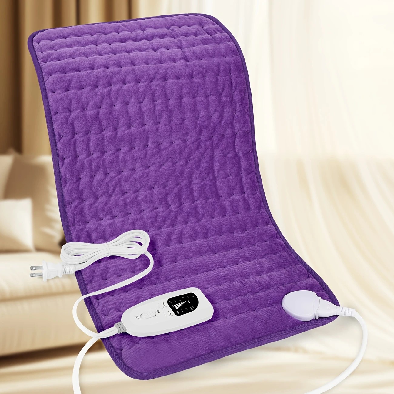 purple This large heating pad (24