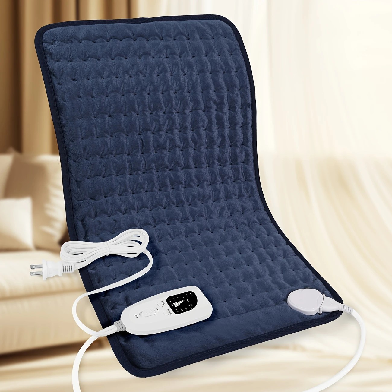 Dark blue This large heating pad (24