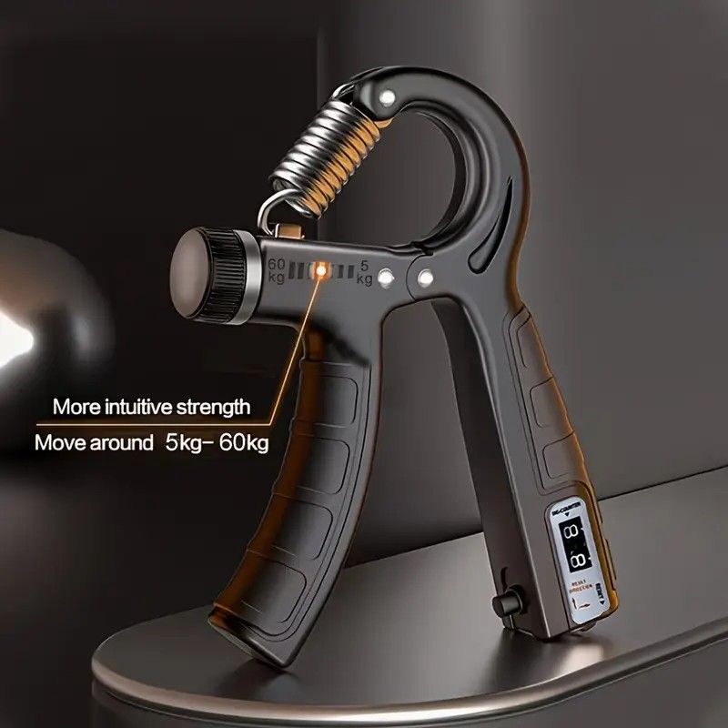 Adjustable Heavy-Duty Grip Strengthener with Counter, 10-100kg – Powerful Forearm and Wrist Builder for Complete Muscle Training & Strength Conditioning(Macalan) - Image 6