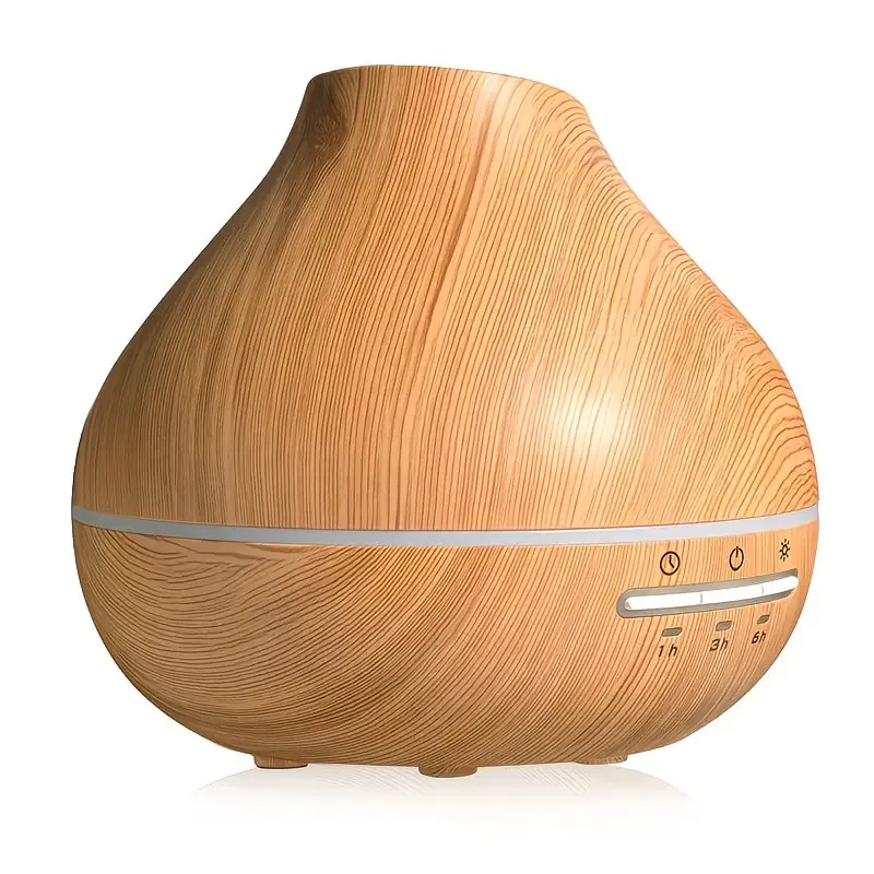 Wood Grain Aroma Humidifier, Energy-Saving Fragrance Spray, Seven-Color Ambient Light, Smart Timer, Quiet Humidification, Perfect Home SPA Companion - Image 3