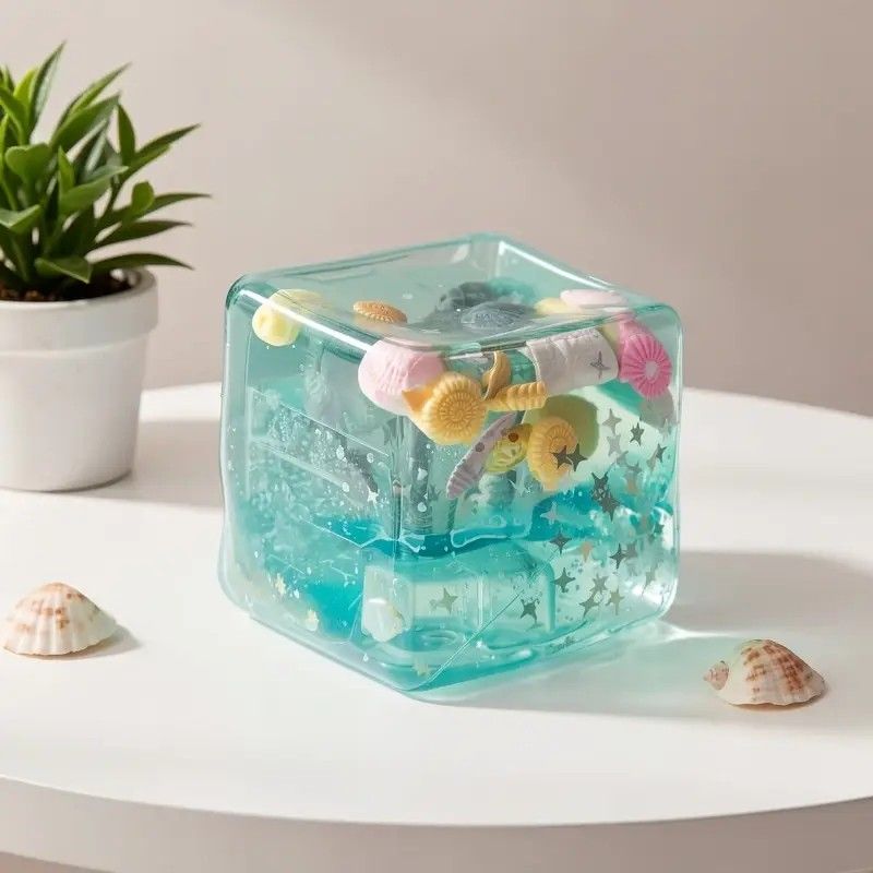 Slow Rise Squishy Toy Starfish Ocean Island Maltose Style Soft Slow Rebound Stress Relief Fidget Sensory Toy 3cm Cute Kawaii Desk Decor - Image 1