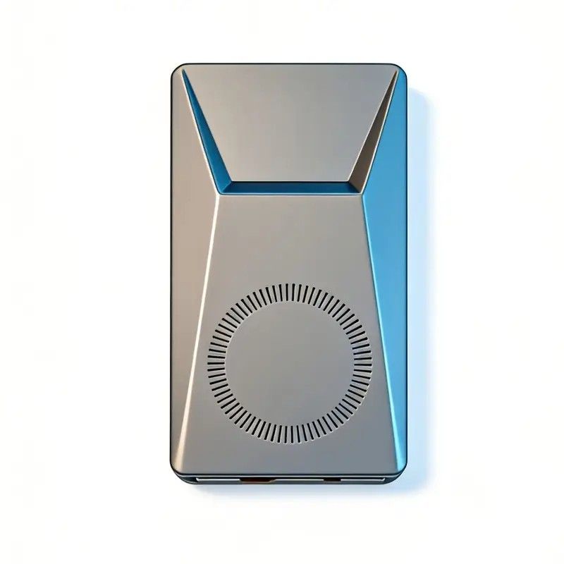 Zinc Alloy Cyber Pusher Click Coin, Mini Metal Fingertip Stress Reliever, EDC Crisp Click Sound Office Desk Toy(khaki) - Image 3
