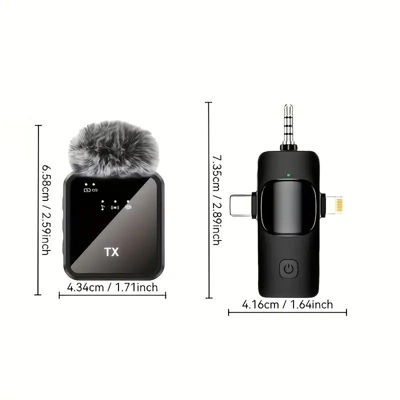 2.4G Wireless Lavalier Microphone: Multi - person, Full - scenario Audio, 25m HD Noise - reduction - Image 2