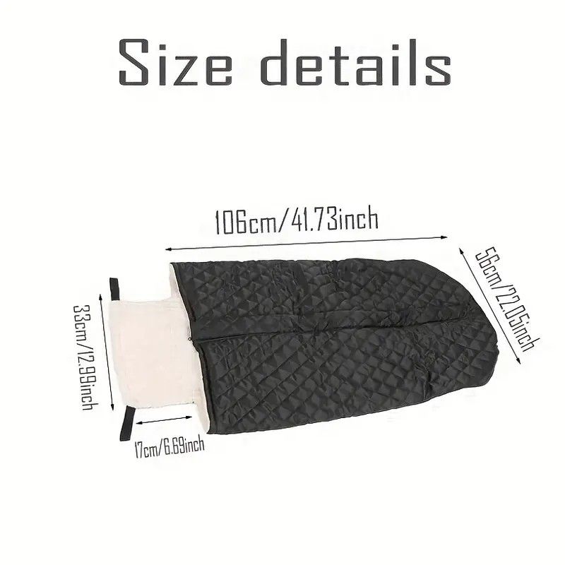 Winter Elderly Wheelchair Heating Blanket | Windproof & Fleece-Lined, Ideal for Both Outings and Home Use(GREY) - Image 7