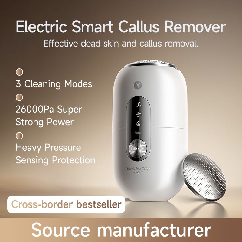 Smart Electric Foot File, 26000Pa Suction, Smooth in 3 Seconds, IPX6 Waterproof, Portable Foot Care/black - Image 2