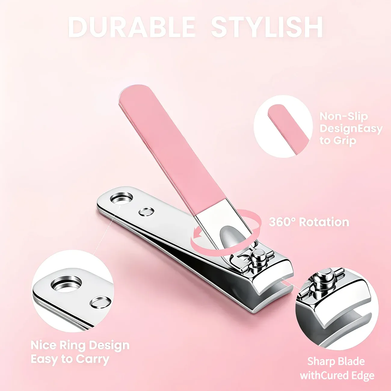34-Piece Manicure Set: Sharp and Durable Stainless Steel Tools, All-in-One Hand, Foot, and Face Care, Portable Zippered Pouch, a Must-Have Exquisite Grooming Essential for Home and Travel!/brown - Image 3