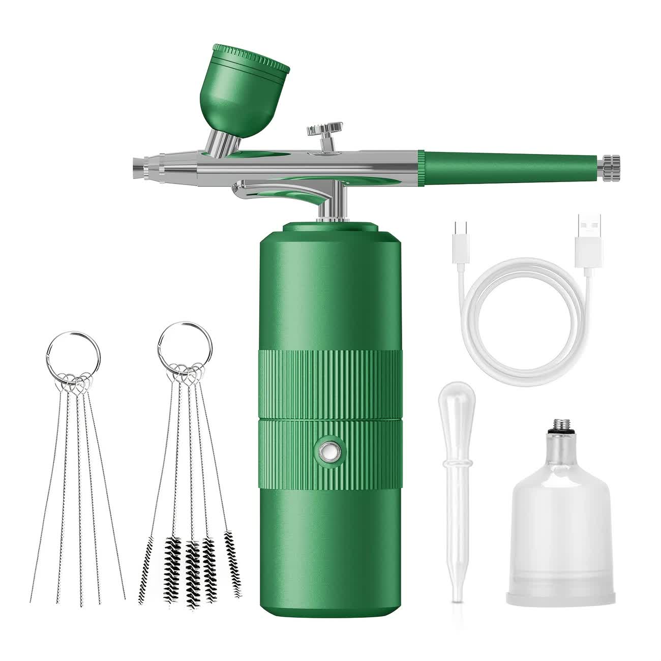 Pink Portable Wireless Airbrush Kit, Versatile for Nail Art, Painting, Makeup, and Model Making - Image 8