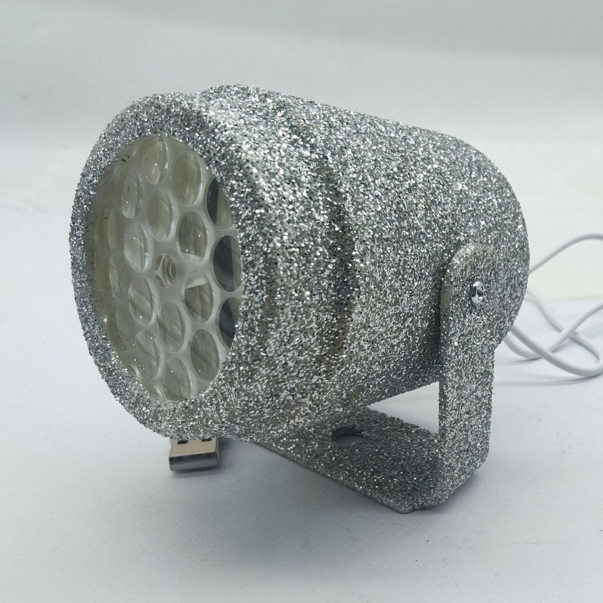 20-Pattern Christmas Projection Lamp, Plug-and-Play USB Lights Up a Fairy-Tale Christmas Night/silver - Image 1