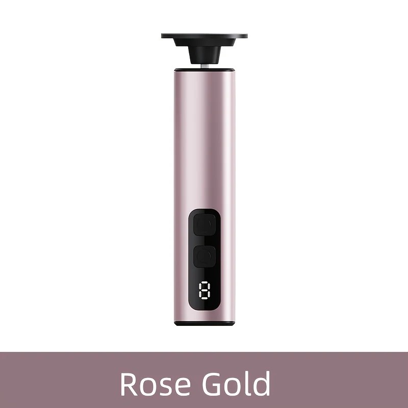 rose gold  Electric Foot File: 3-Speed Adjustable Nano-Level Filing, Type-C Fast Charge, Long Battery Life, Washable & Replaceable Heads, At-Home & Travel Foot Renewal Care - Image 1