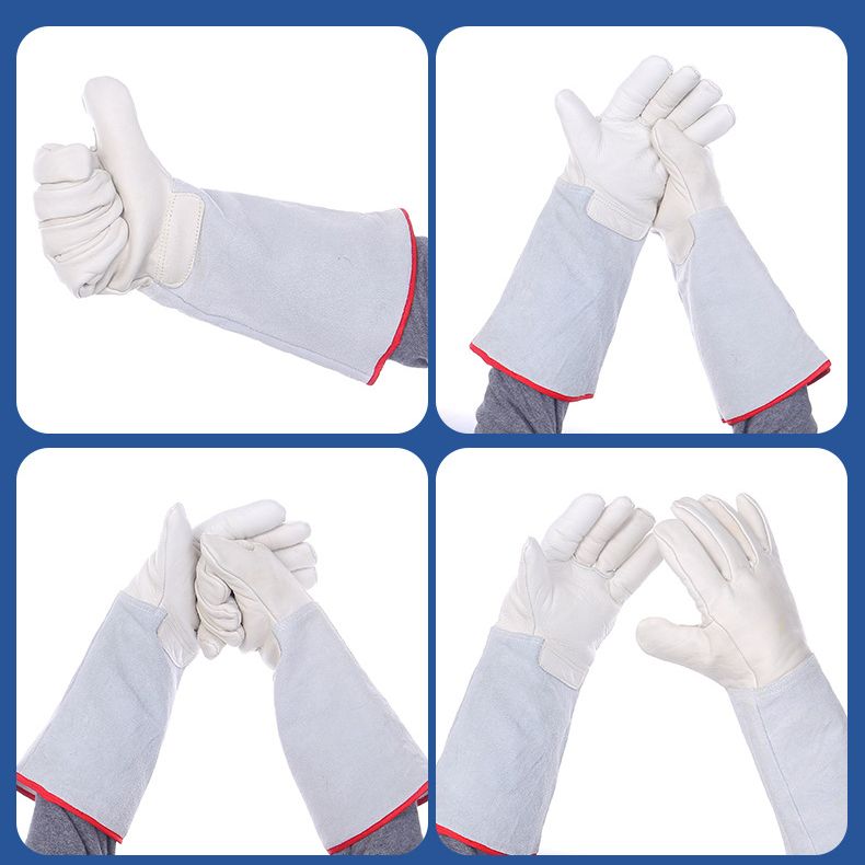 Thermal Leather Freezer Work Gloves – Thinsulate Lined, Kevlar Reinforced Cold Store & Outdoor Winter Safety Gloves(31cm/12.2in) - Image 6