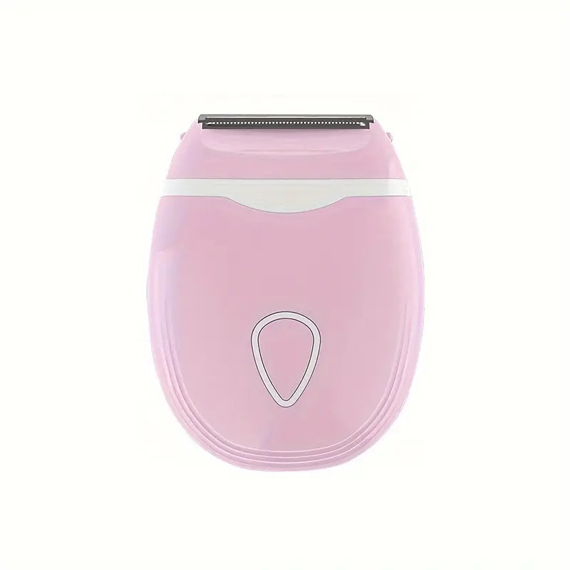 pink Women's Electric Hair Remover, Portable Shaver, suitable for bikini line, legs, and underarms, with detachable blade head. - Image 1