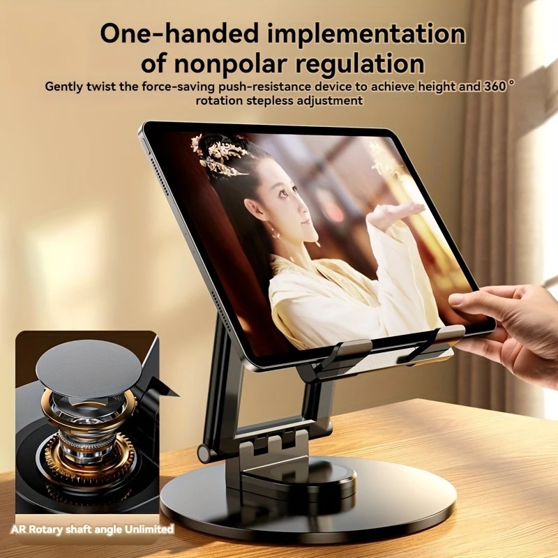 All-round Rotation, Rock-solid on Desktop —— Free Height Adjustment, One Stand for All Scenarios - Image 1