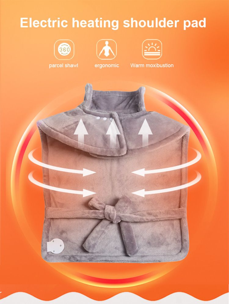 Neck Heating Cape: Smart Temperature Control, Warmth in an Instant.GREY - Image 1