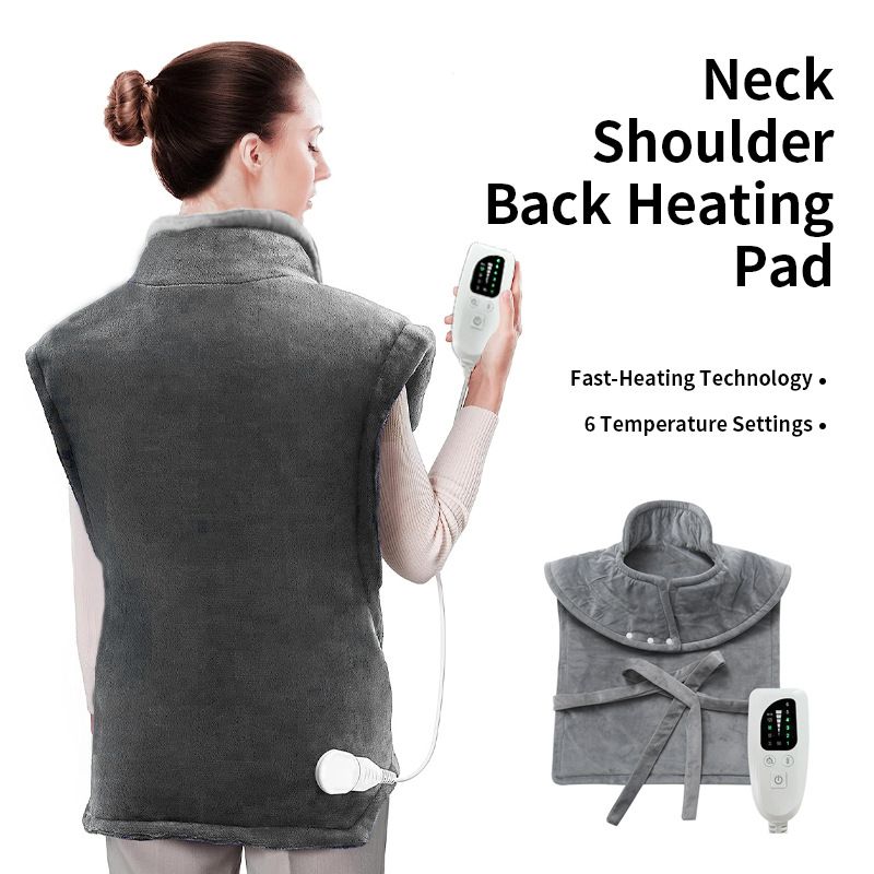 Neck Heating Cape: Smart Temperature Control, Warmth in an Instant.GREY - Image 6