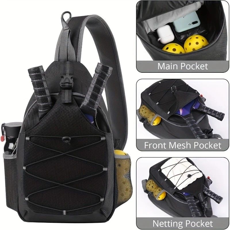 Features a dedicated paddle sleeve and a spacious main storage compartment for clothes, shoes, or gear.BLACK - Image 2