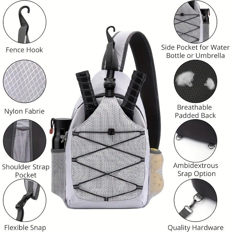 Features a dedicated paddle sleeve and a spacious main storage compartment for clothes, shoes, or gear.BLACK - Image 6