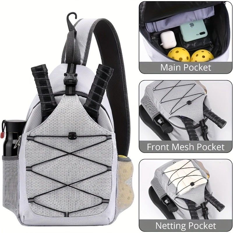 Features a dedicated paddle sleeve and a spacious main storage compartment for clothes, shoes, or gear.GREY - Image 2