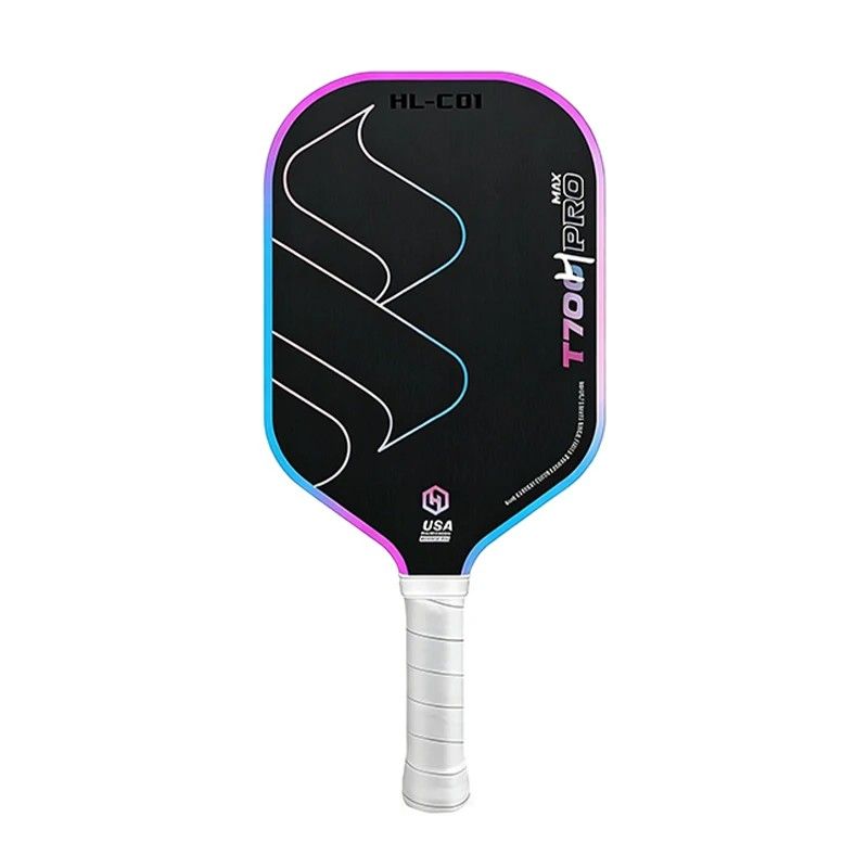T700 Carbon Fiber Pickleball Paddle 16mm Core Lightweight Single Paddle with Polymer Honeycomb Core（Black grey） - Image 7