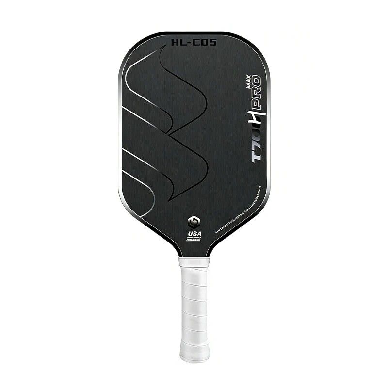 T700 Carbon Fiber Pickleball Paddle 16mm Core Lightweight Single Paddle with Polymer Honeycomb Core（Pink blue） - Image 7