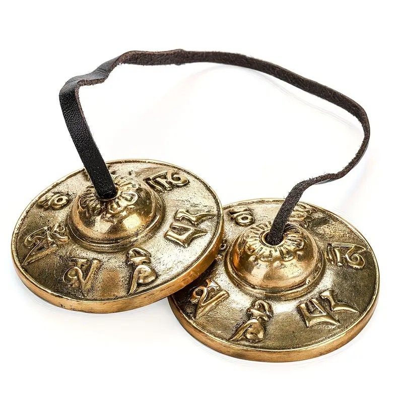 Mindfulness Chakra Healing Choice: Nepalese Handmade Brass Singing Bowl Bell, Ancient Casting with Ethereal Resonance, the Soul Companion for Yoga, Spiritual Practice, and Relaxation/Six-character mantra clinks the bell - Image 4