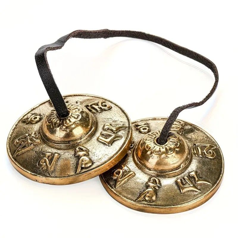 Mindfulness Chakra Healing Choice: Nepalese Handmade Brass Singing Bowl Bell, Ancient Casting with Ethereal Resonance, the Soul Companion for Yoga, Spiritual Practice, and Relaxation/Shuanglong jingle bell - Image 3