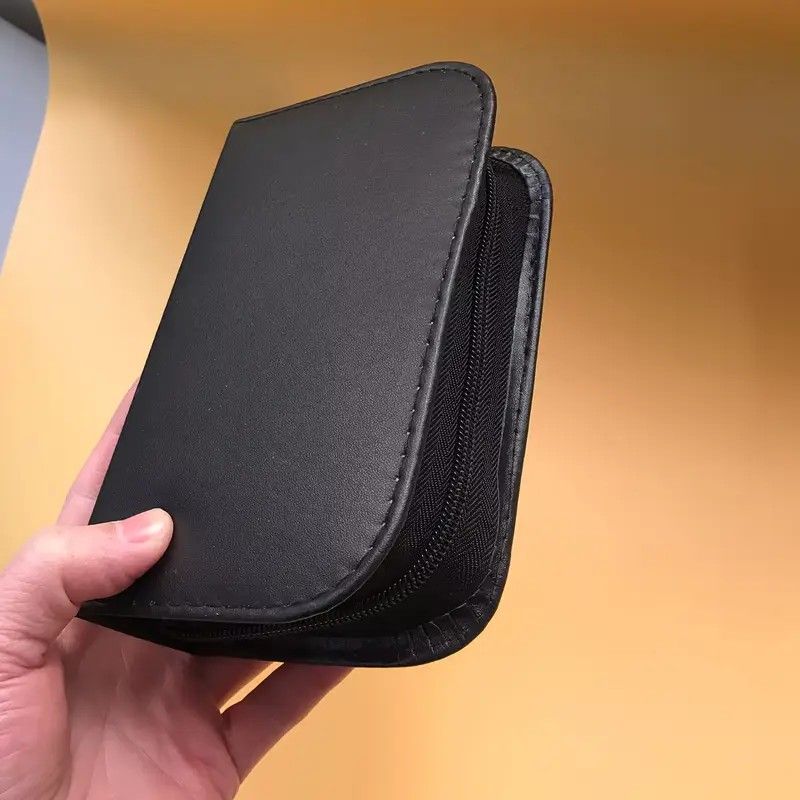 7-in-1 Travel Case Black and Neutral Shoe Brush Cleaning Kit - Image 6