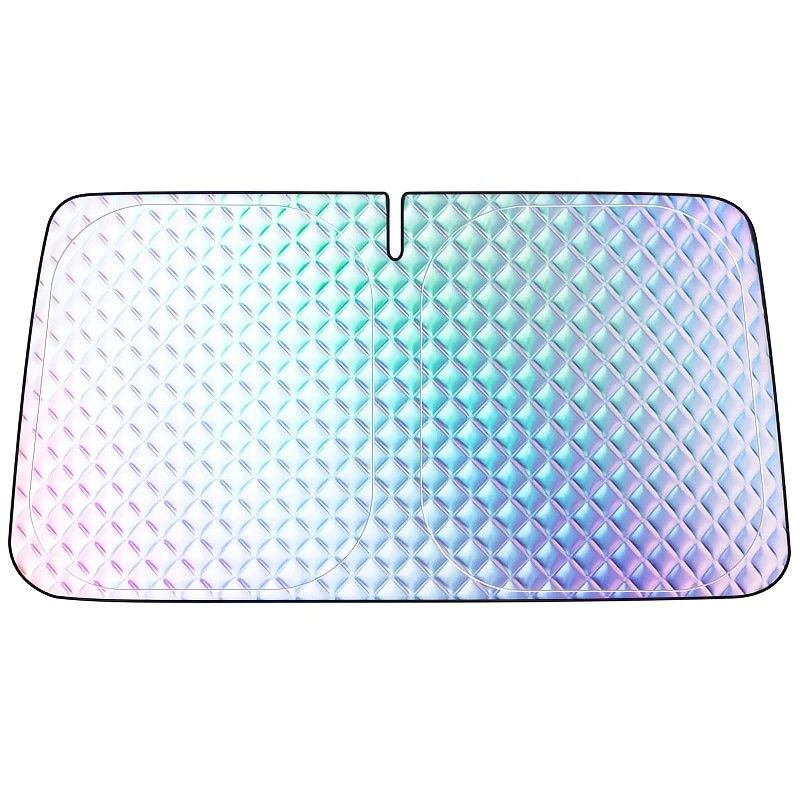 Car Sunshade: Laser Reflective Coating for Scientific Sun Protection, Dual-Layer Heat Insulation with Seamless Fit, Quick Cooling After Sun Exposure, Protects Interior from Aging. - Image 1
