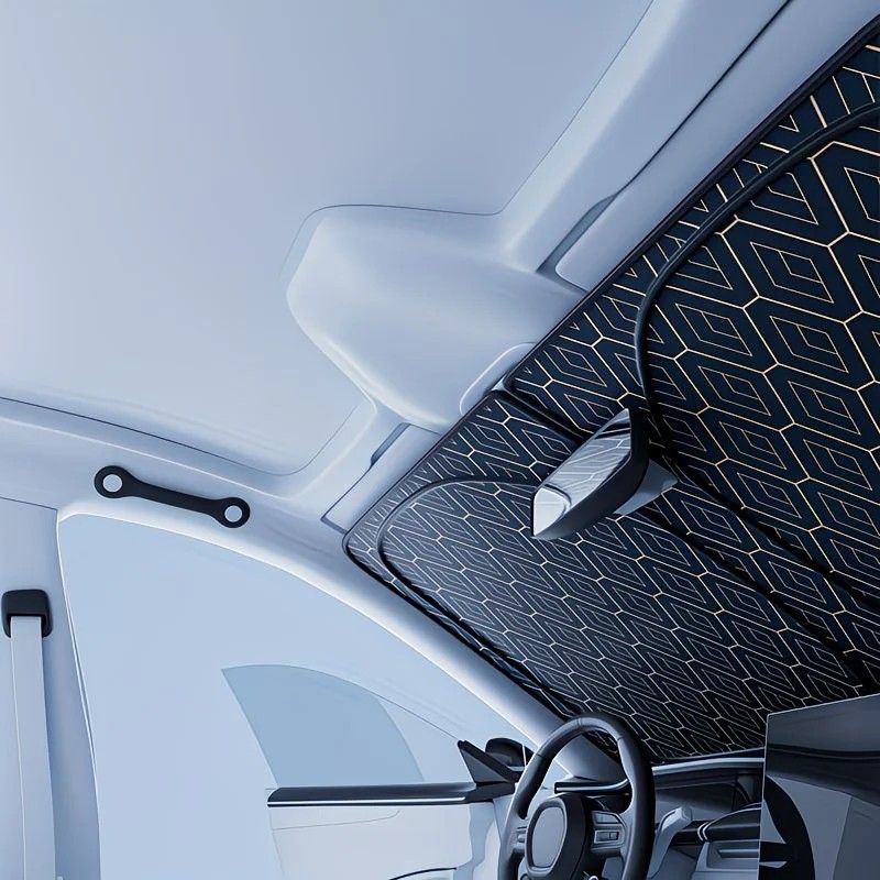 Car Sunshade: Laser Reflective Coating for Scientific Sun Protection, Dual-Layer Heat Insulation with Seamless Fit, Quick Cooling After Sun Exposure, Protects Interior from Aging. - Image 6