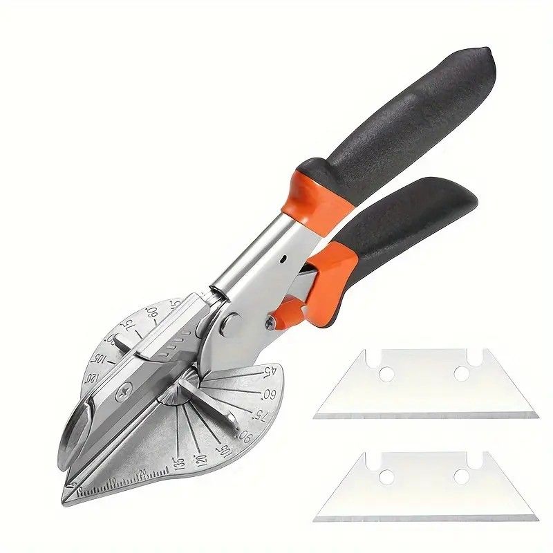 Multi-Angle Cutting Shear, Woodworking Precision Tool, 135-Degree Adjustable, Imported Steel, DIY & Trim Finishing Tool - Image 4